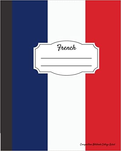 French Language Writing Notebook