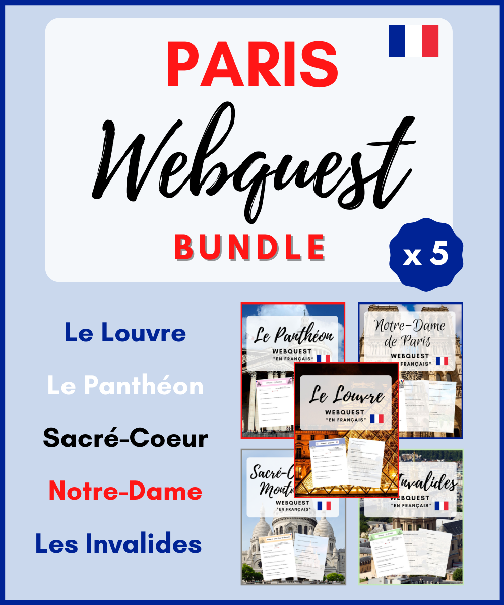French Webquests French Class Resources
