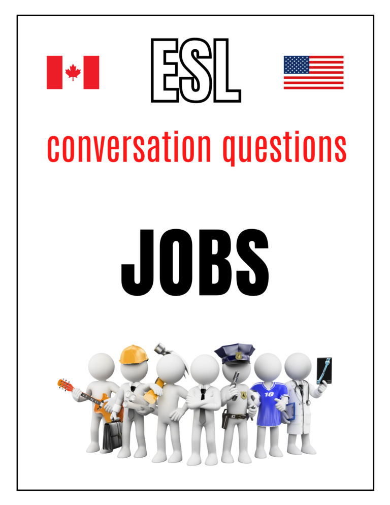 Jobs and Professions Conversation Questions for Language Classrooms