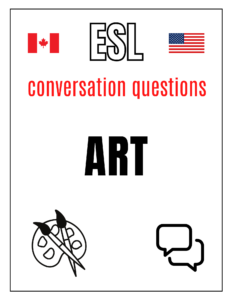 ESL Art Conversation Questions Free Printable Pdf Download