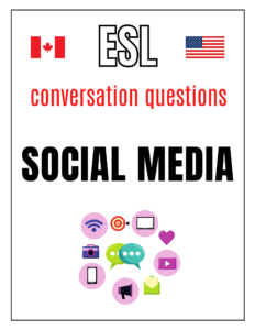 ESL Social Media Discussion Questions Free Printable PDF Download