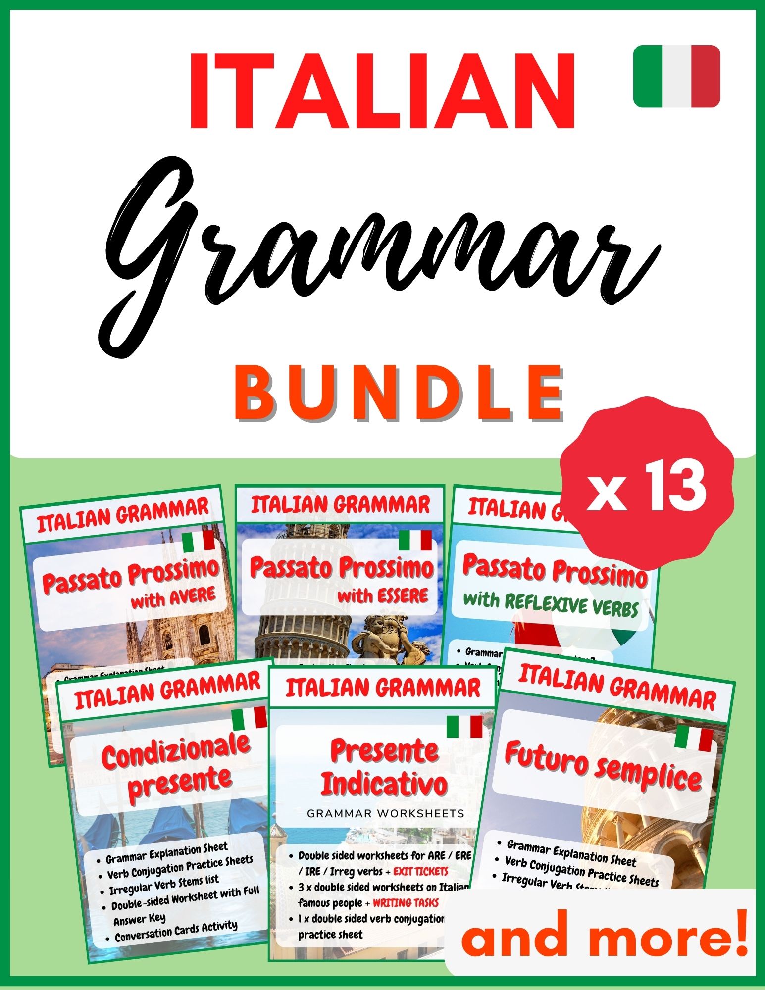 Italian Grammar Bundle