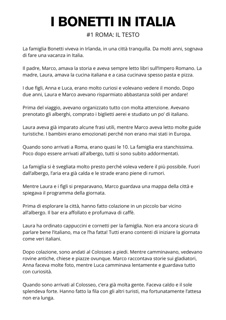 Italian Short Story Full Text