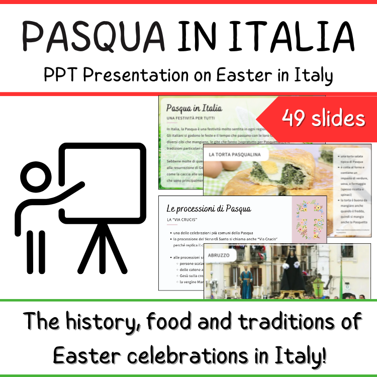 Italian Easter Teaching Resources La Pasqua PPT