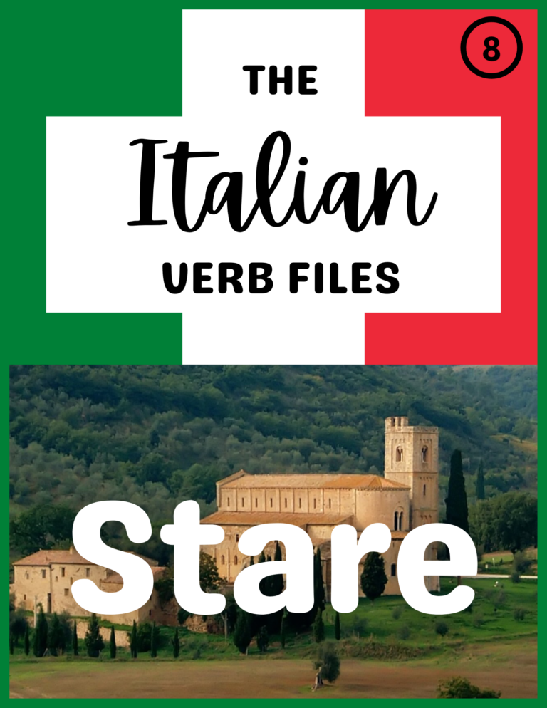 Italian Verb Stare Conjugation Chart, Common Uses, and Expressions Free PDF