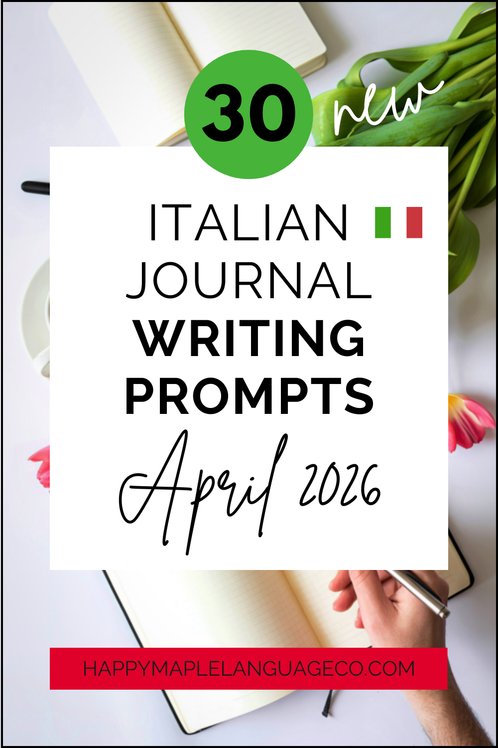 Italian Journal Writing Prompts Free PDF Download April 2026