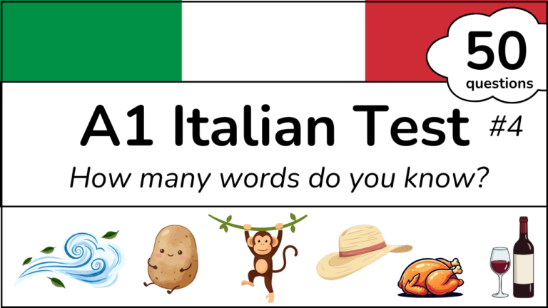 Learn Key Italian Words for Beginners with Pronunciation and Images