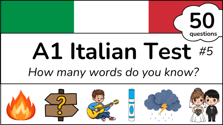 Learn Key Italian Words for Beginners with Pronunciation and Images